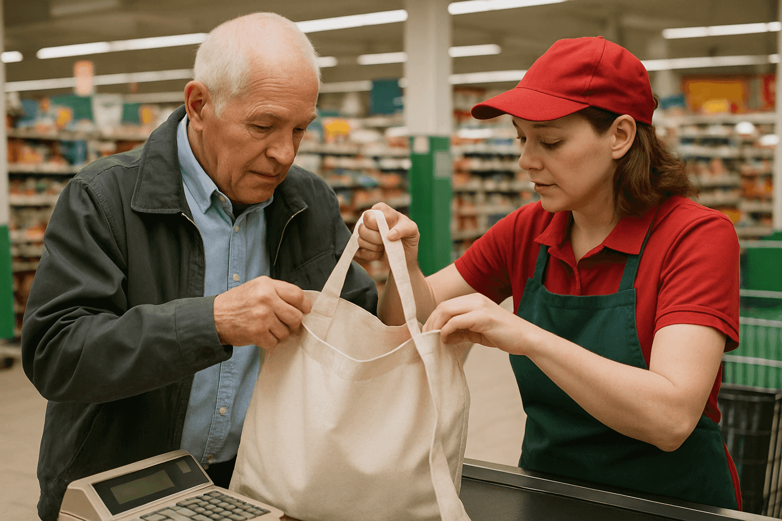 Moderní technologie v supermarketech: kdy kontrola tašky působí ponížení