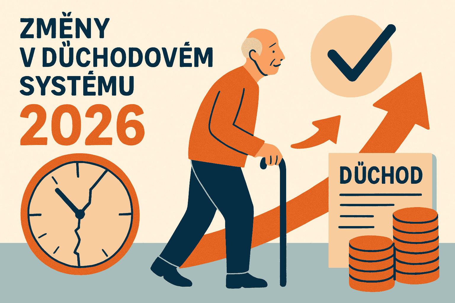 Reforma důchodového systému přináší nové výzvy: Co nás čeká od roku 2026?