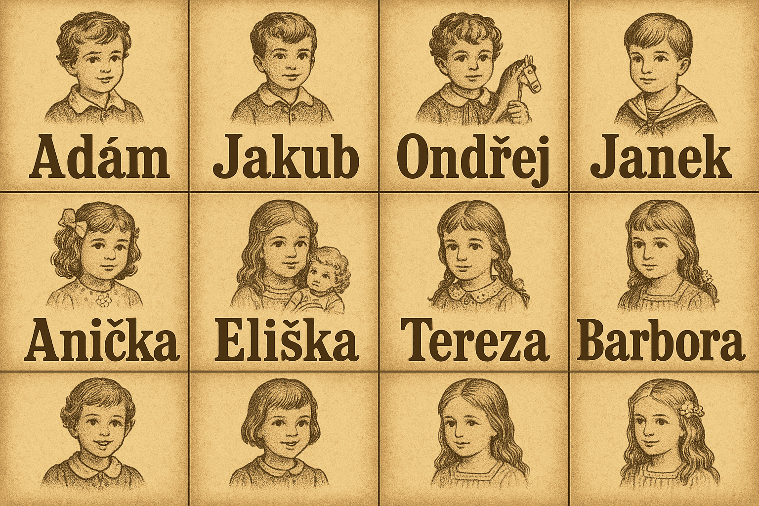 Trendy v dětských jménech: Vracíme se k tradičním českým jménům